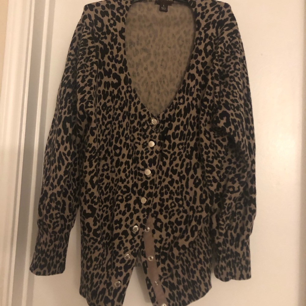 Cheetah cardigan